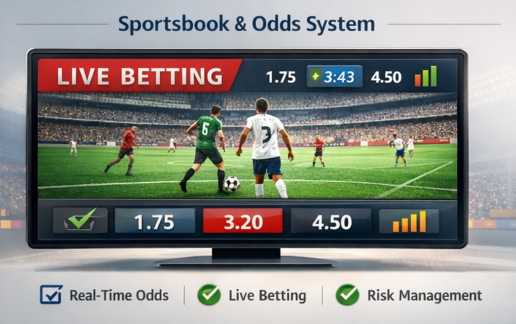 토토솔루션 스포츠북과 실시간 배당 기반 라이브 베팅 시스템