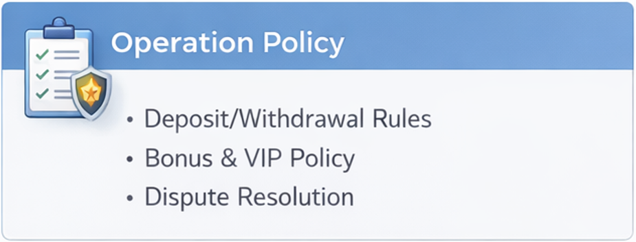 카지노사이트 운영 가이드 핵심 요약 카드(정책·권한·정산·로그·API 운영 흐름)