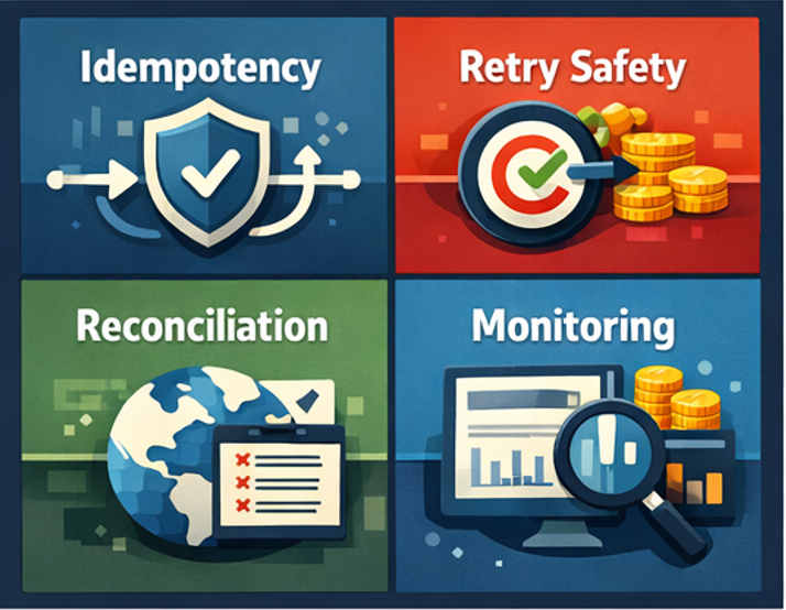 카지노 API 장애와 정산 불일치를 줄이는 4단 방어(멱등성/재시도/대사/모니터링)
