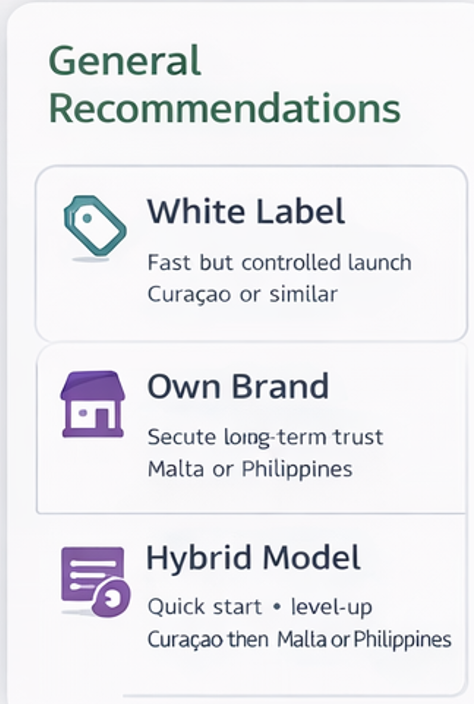 몰타 MGA 라이선스 파트너 신뢰도 은행 PSP 수용성 그래프