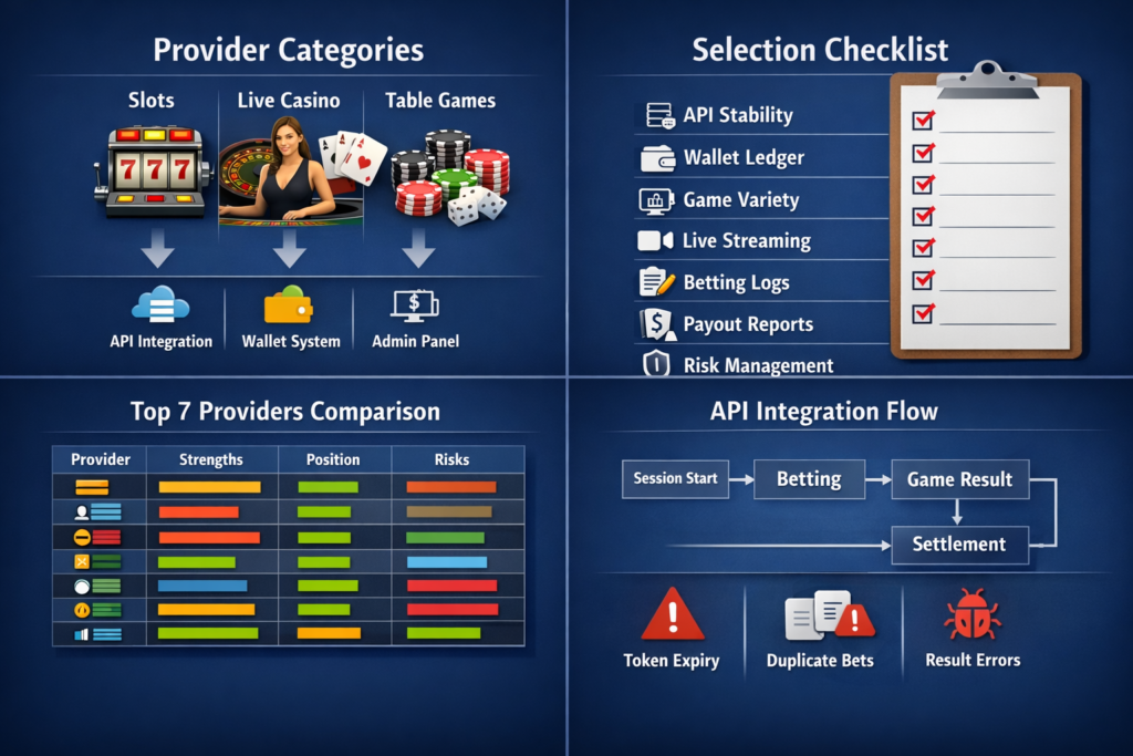 카지노솔루션 게임 연동 도입 절차 플로우차트 이미지