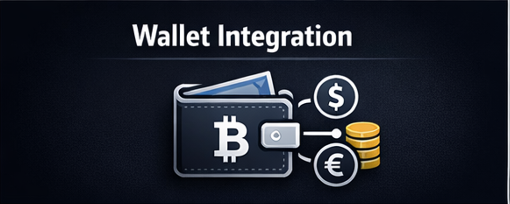 단일 지갑 기반으로 에볼루션 API와 카지노 원장이 연결되는 정산 구조 이미지