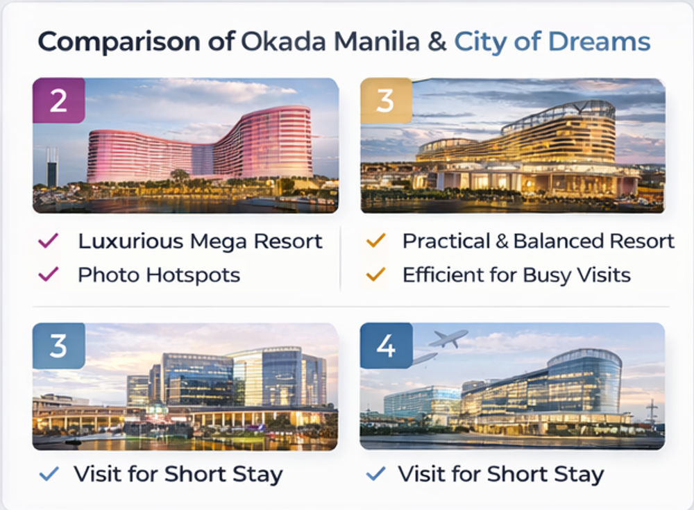 공항 근처 뉴포트 월드 리조트와 짧은 일정에 맞는 마닐라 카지노 선택 기준을 보여주는 이미지