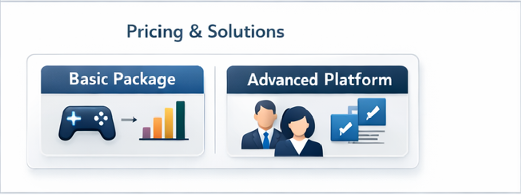 상위 운영자와 하부 운영자가 각기 다른 언어와 통화 기준으로 관리자 패널을 활용하는 구조를 설명한 이미지입니다