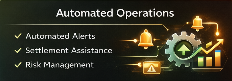 AI 베팅 분석과 자동 운영 시스템이 회원 데이터 분류와 운영 알림에 활용되는 흐름을 설명한 이미지