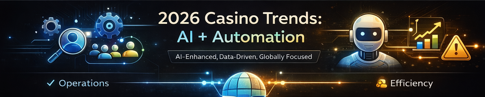 AI 알림과 관리자 검토, 운영 승인 구조를 연결해 보여주는 카지노 운영 자동화 이미지